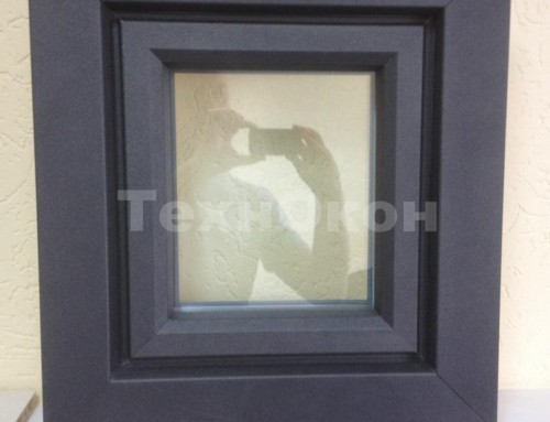 Профиль Schuco TopAlu, фурнитура Schuco Vario Tec. Образец.