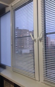 Двойная балконная рама Schuco, фурнитура Roto NT