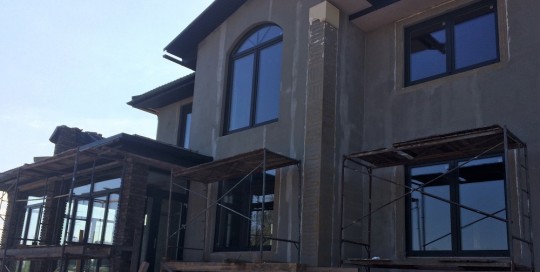 Арочное окно Schuco, фурнитура Schuco Vario Tec.