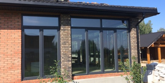 Раздвижные двери Roto Patio S. Профиль Schuco Corona CT 70.